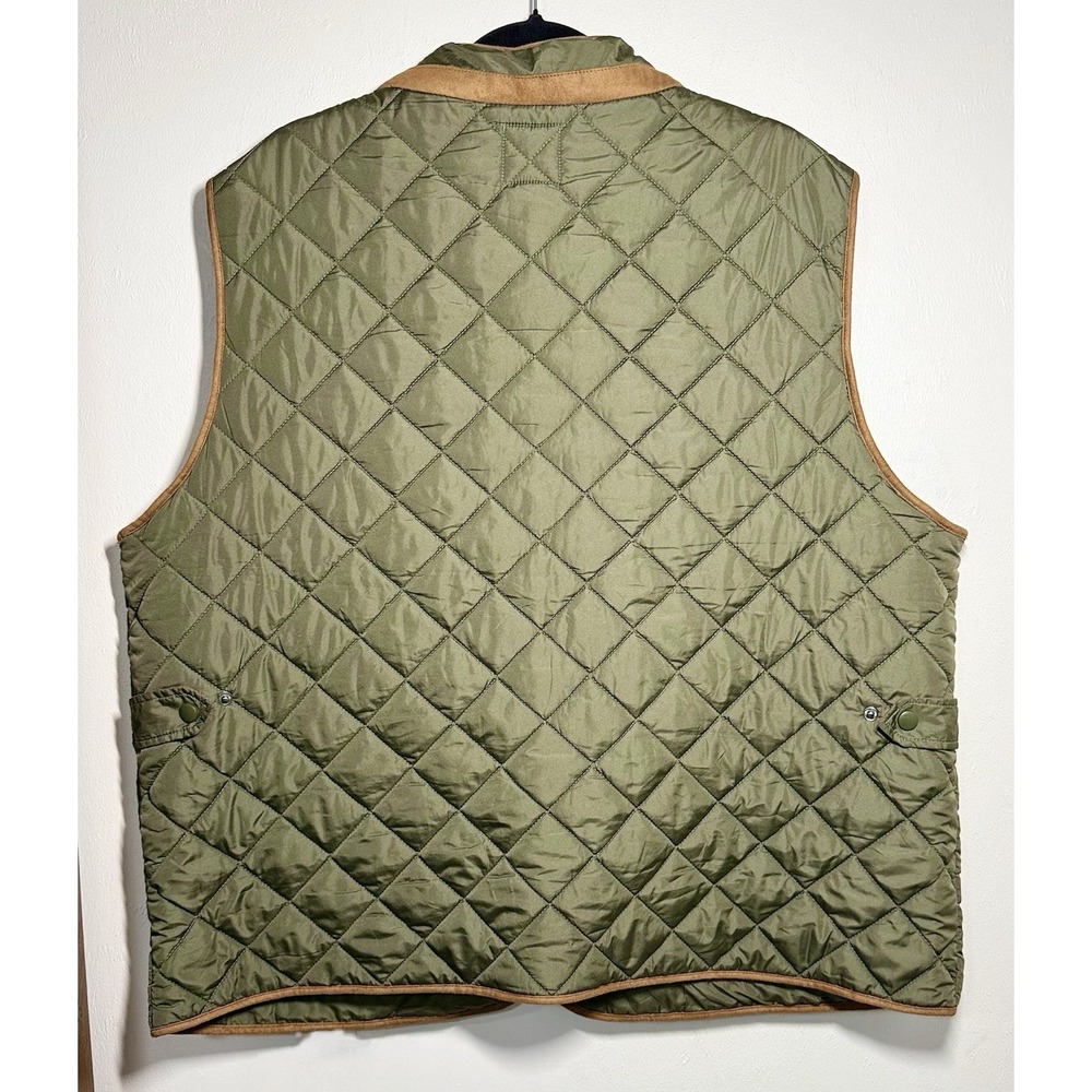 FX Fusion Quilted Field Vest Men's Size 2XL Fleece Lined Full Zip Snap Pockets - Picture 5 of 8